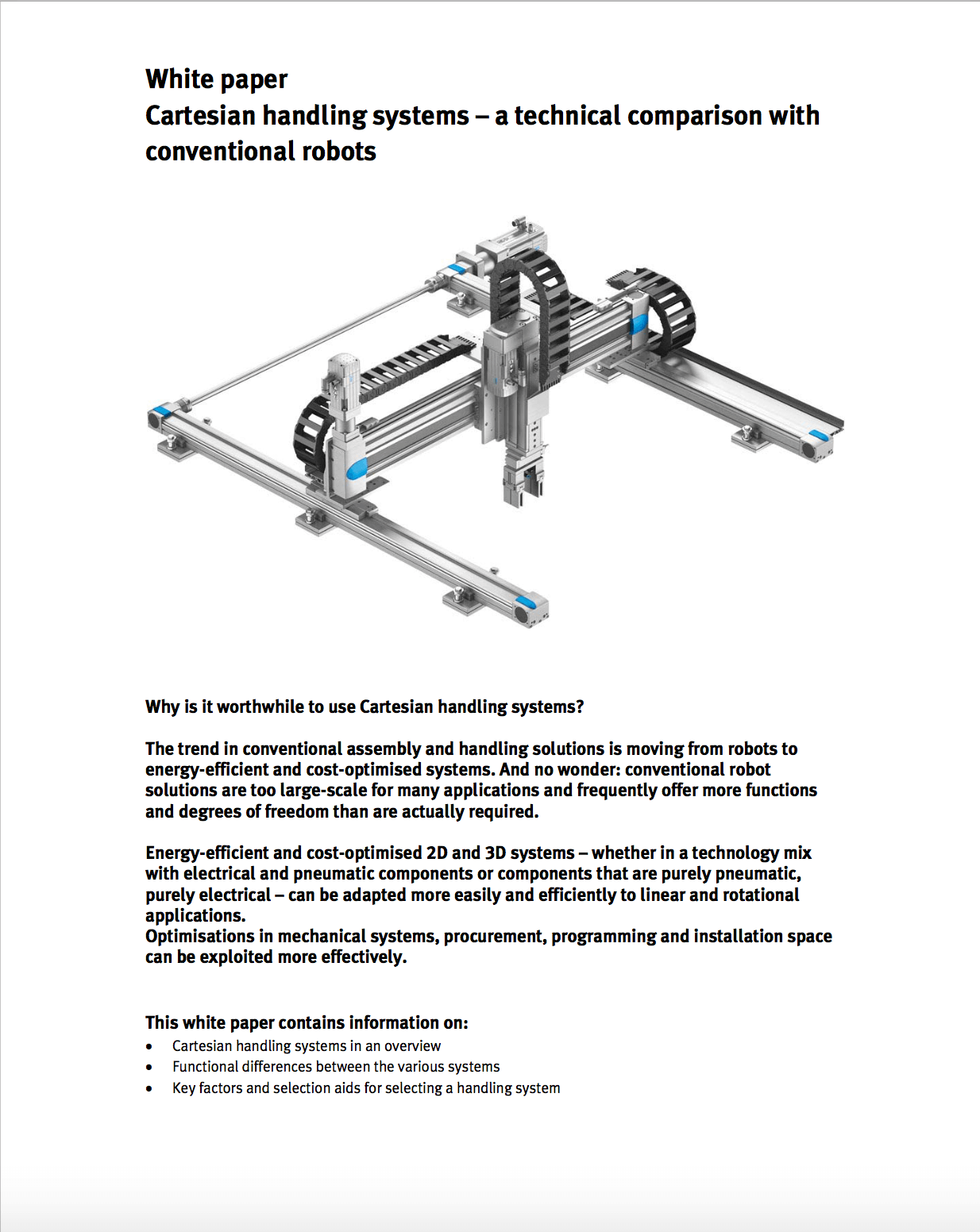 Cartesian Handling Systems